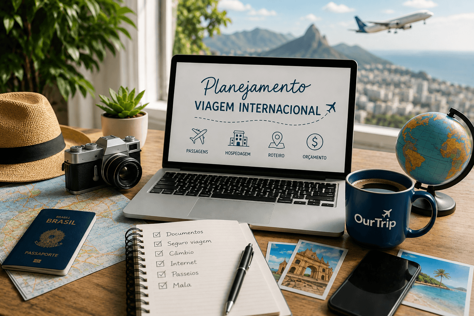 Planejando viagem internacional